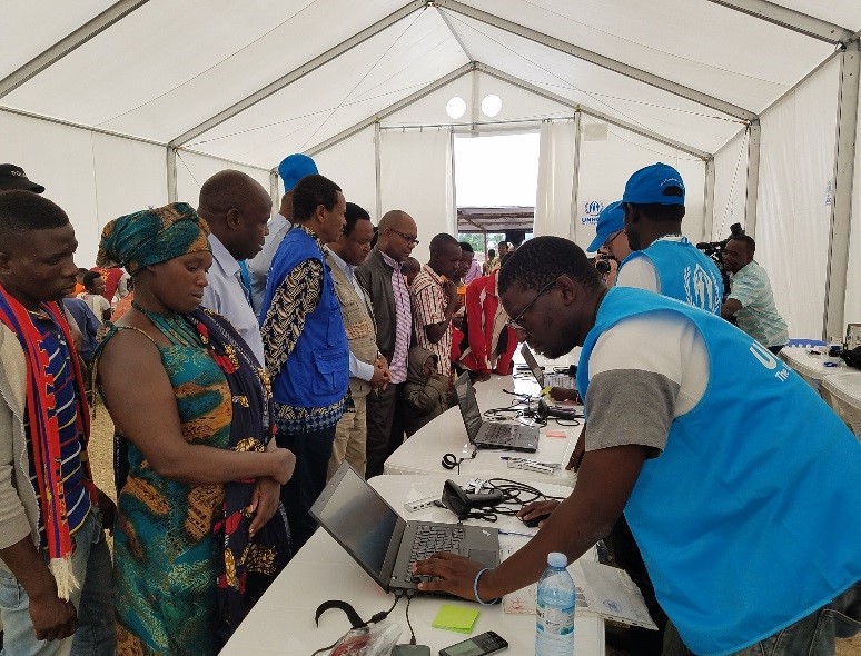 Government and UNHCR complete huge biometric refugee registration