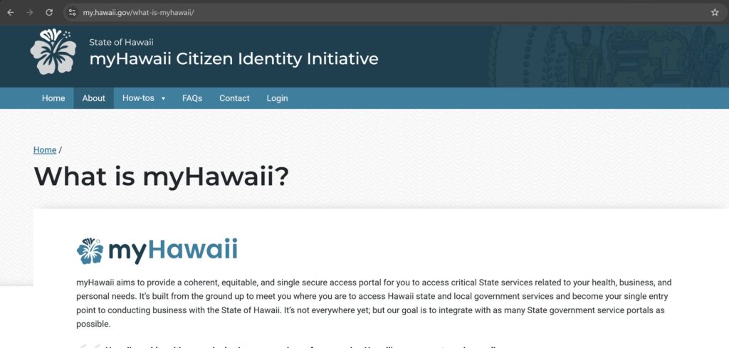 MyHawaii becomes cornerstone of statewide digital transformation