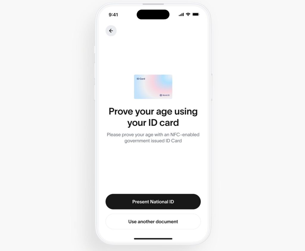 World positions World App as a ZKP-based age verification solution