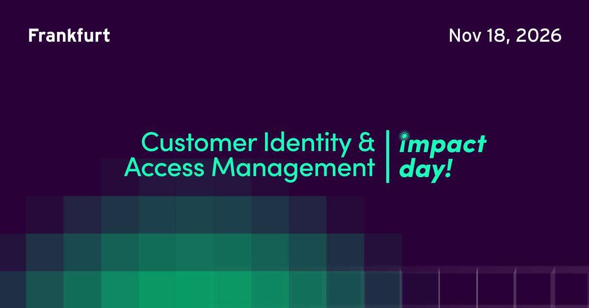 Customer Identity & Access Management Impact Day (CIAMID) 2026