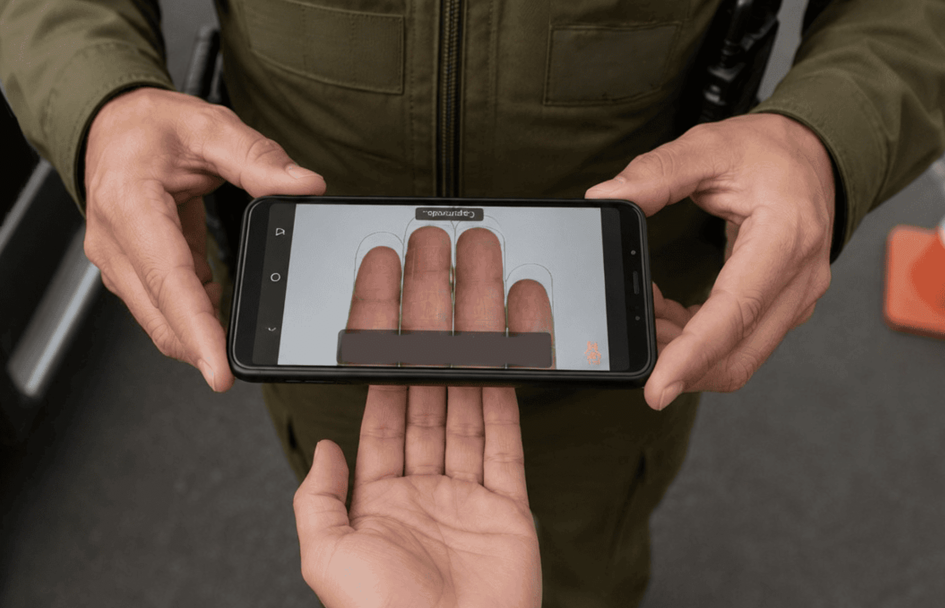 IB powers touchless fingerprint biometrics capture on standard police smartphones