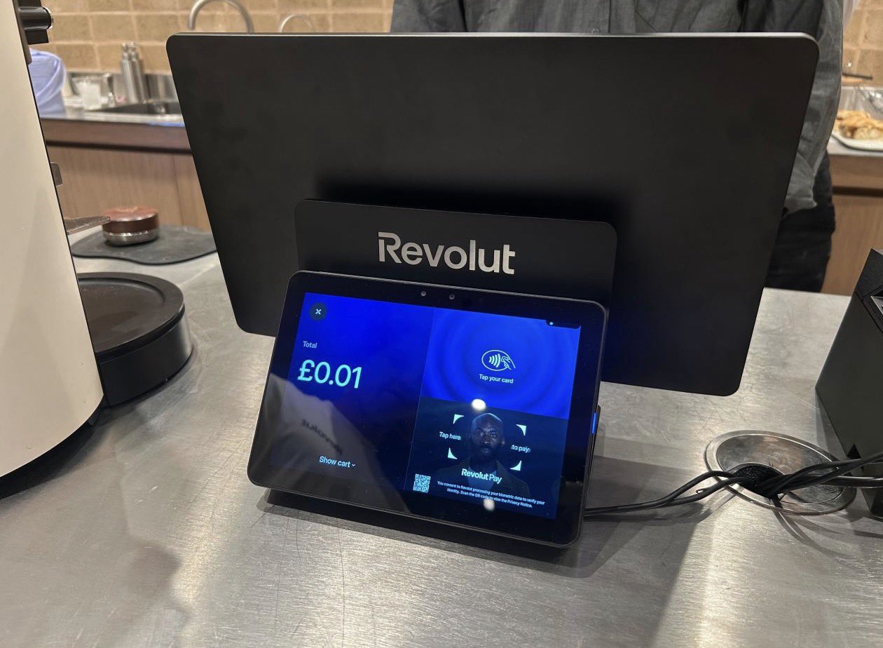 Revolut launches face biometrics payments to new retail POS system